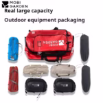 MOBI GARDEN Motorcycle Bicycle Waterproof Bag 150L Large Capacity Outdoor 1000D Clip Mesh Polyester Sport Storage Gym Travel Bag - Image 5