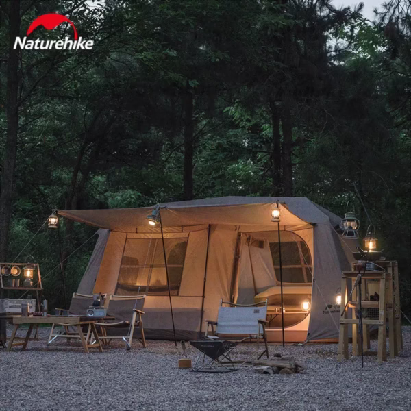 Village 13㎡ Automatic Tent Camping Quick Opening Tents UPF50+ Breathable Tent PU2000mm Outdoor Travel 4 Seasons Tent