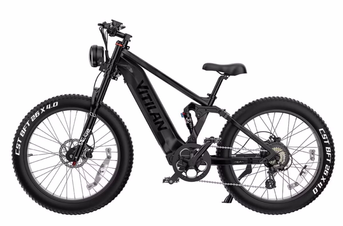 Hot-selling T7 1200W Bafang Motor 48V20Ah Samsung Battery 26'' x 4'' Fat tire full suspension electric mountain electric bicycle - Image 1