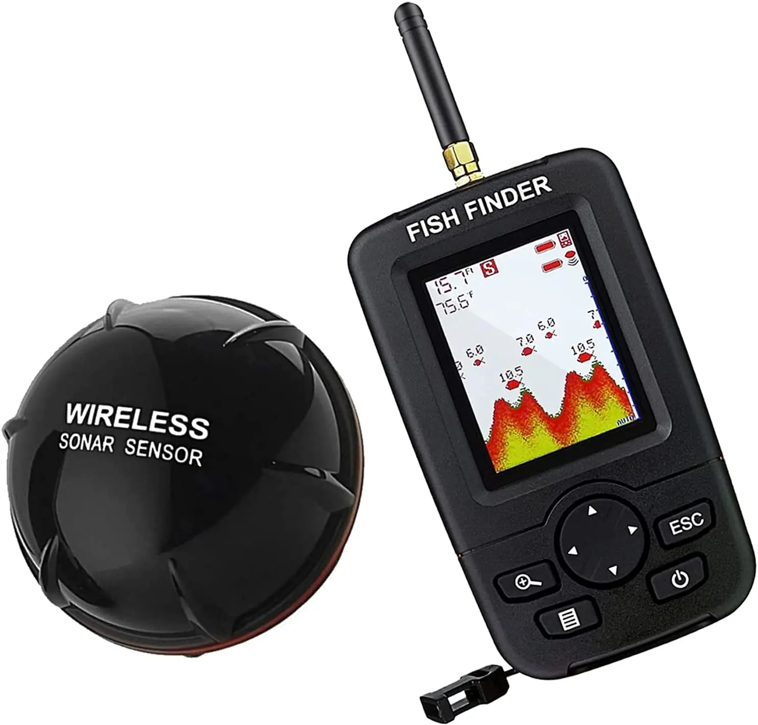 Portable Wireless Sonar Fish Finder - Catch More Fish Effortlessly