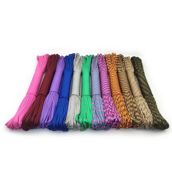 Vibrant Paracord 550 Rope – Ultimate Survival Gear 100 FT