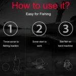 Vibrant 200 m Wireless Fish Finder with Rechargeable Power - Image 5