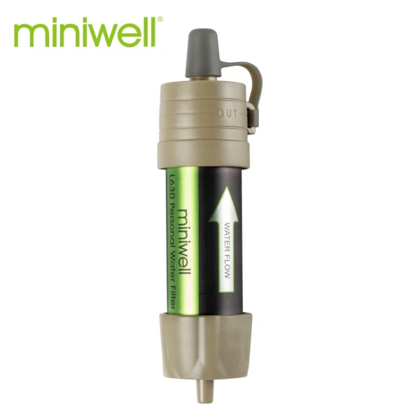 Portable Miniwell Water Filter for Adventure-Ready Hydration