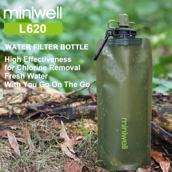 Miniwell L620 Portable Water Filter: Adventure-Ready Hydration
