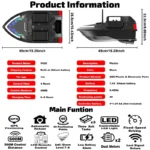Innovative RC Fishing Bait Boat with GPS & Night Vision - Image 6