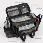 Ultimate Fishing Tackle Backpack with Rod Holder & Storage Solutions - Image 4
