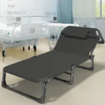 Portable Folding Camping Bed: Adjustable & Easy to Store - Image 4