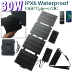 Solar Charger Bag 30 W - Waterproof Foldable Power for Adventures