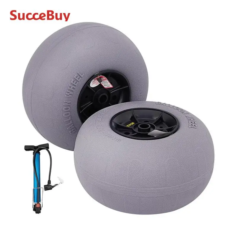 Beach Balloon Wheels for Kayaks & Canoes - Easy Glide Tires