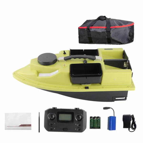 YOSOO Remote-Controlled Bait Boat with LED & 2 KG Capacity