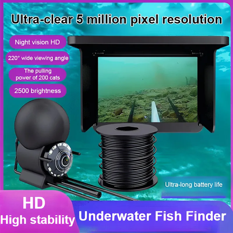 HD Underwater Fish Camera with Night Vision for Smart Fishing