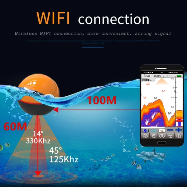Erchang F68 WIFI Fish Finder: Catch More with Smart Tech