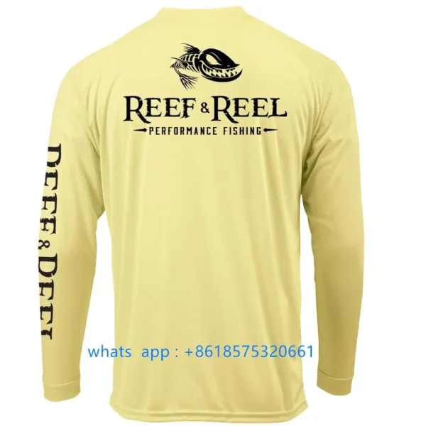 Reef&Reel Men's Sun-Proof Long Sleeve Fishing Shirt for Adventurers