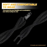 Adventure-Ready Survival Paracord Bracelet for Outdoor Enthusiasts - Image 5