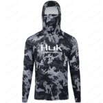HUK Camouflage Hooded Fishing Shirt - UPF 50+ Protection - Image 5