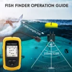 Portable 100 M Sonar Fish Finder with Alarm & Wide Coverage - Image 2