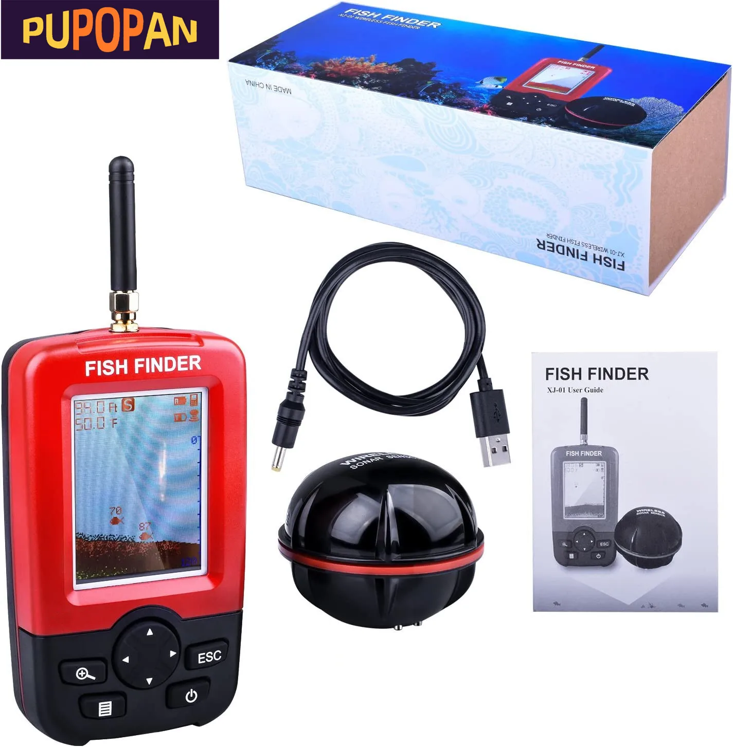 Discover the 2025 Smart Wireless Fish Finder for Ultimate Catch!