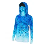 Women's UV Protection Fishing Hoodie with Face Mask - Quick-Dry Comfort - Image 3