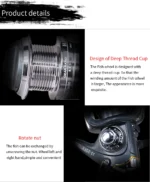 DEUKIO Fishing Reel: 5.5: 1 Gear Ratio for Ultimate Performance - Image 3