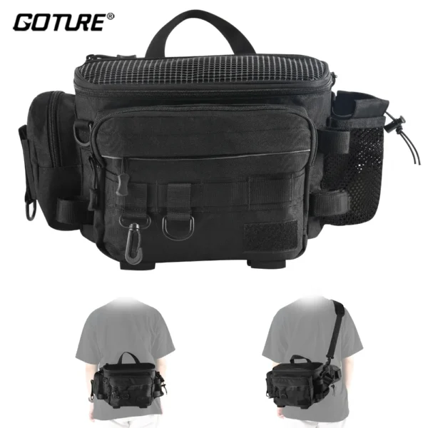 Goture Multifunctional Fishing Tackle Bag: Organize & Conquer