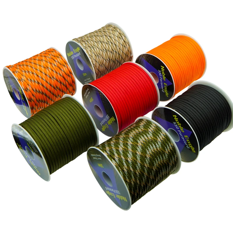kf-S40813076c2ab41188825ffc31ef61825i Adventure-Ready 7 Strand Paracord Rope - 550 Military Grade - Image 1