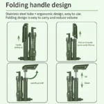 Adventure-Ready Filterwell Mini Hand Pump Water Straw - Image 5