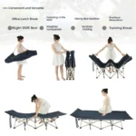 Portable Foldable Bed: Instant Comfort for Naps & Travel - Image 3