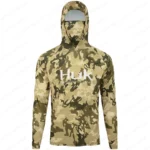 HUK Camouflage Hooded Fishing Shirt - UPF 50+ Protection - Image 3