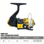 Rooblinos Lightweight Spinning Reel - 5.2: 1 Gear Ratio Fun - Image 3