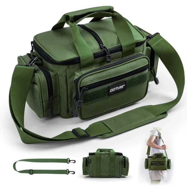 Adventure-Ready Goture Fishing Tackle Bag for Outdoor Fun