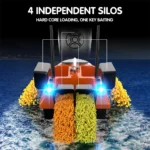 MBLN Bait Boat: 500 m Range, 4 Hoppers for Night Fishing Fun - Image 5