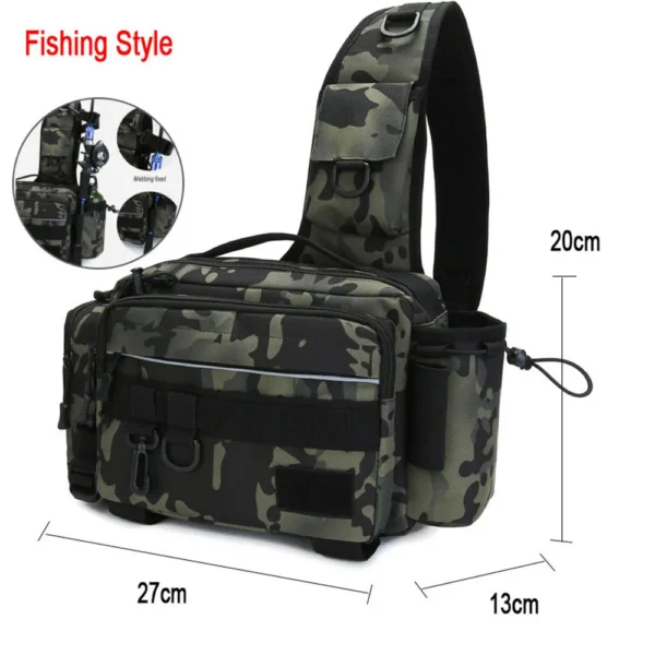 Ultimate Waterproof Fishing Lure Bag - Organized & Stylish Gear