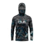 HUK Long Sleeve Fishing Shirt with UPF 50+ Sun Protection - Image 4