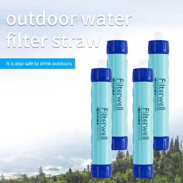 Ultimate Survival Water Filter Straw for Camping & Hiking