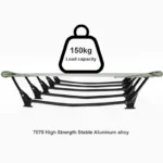 Ultra-Light WESTTUNE Camping Cot: Your Ultimate Sleep Solution - Image 2