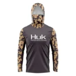HUK Long Sleeve Fishing Shirt with UPF 50+ Sun Protection - Image 3