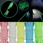 Glow-in-the-Dark Luminous Paracord - 9-Strand Survival Rope - Image 3