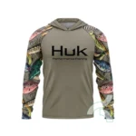 HUK Fishing Hoodie - UPF 50+ Sun Protection & Breathable Comfort - Image 3