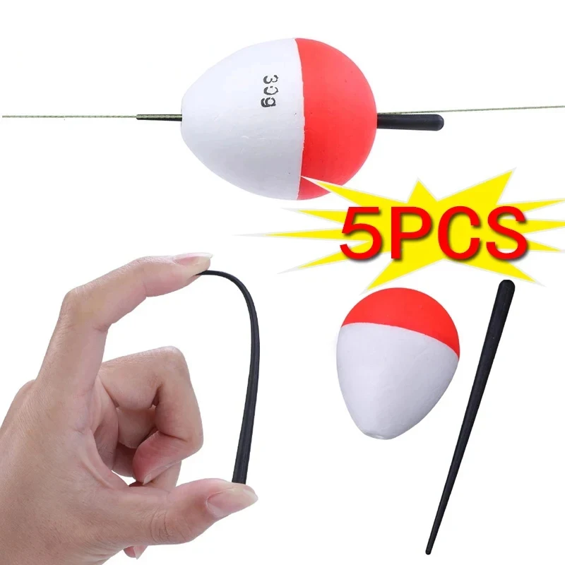 Versatile 5 Pcs Fishing Floats - Durable & Lightweight Options