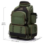 Bassdash Tactical Fishing Backpack: Lightweight & Weatherproof Gear - Image 2