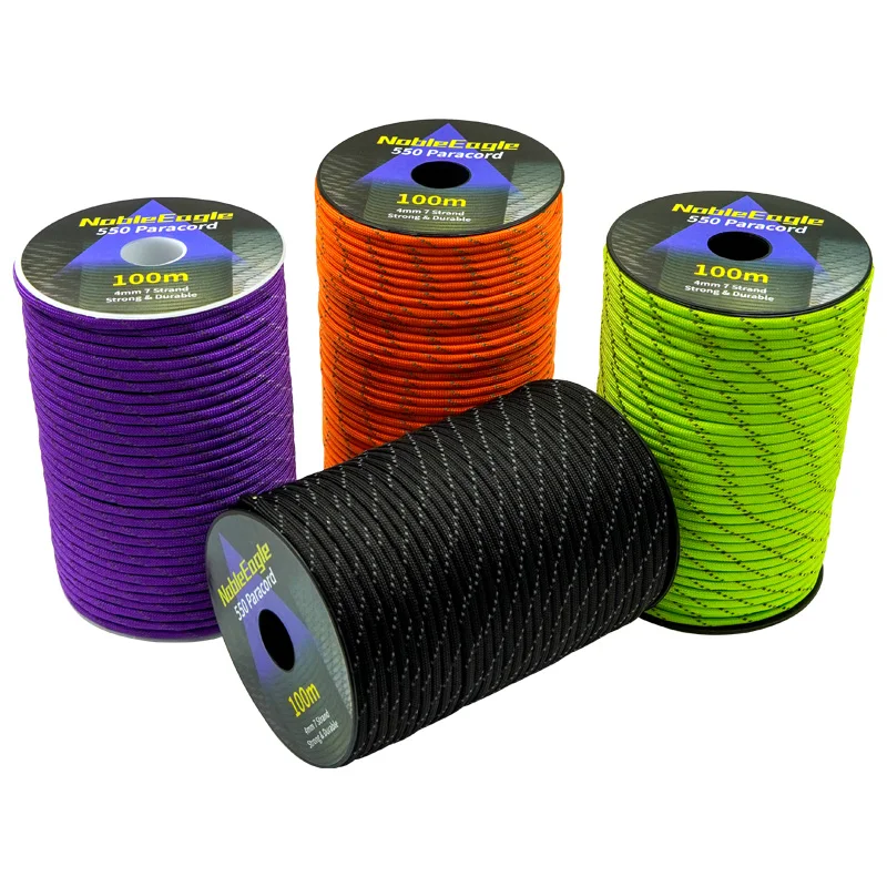Noble Eagle Reflective Paracord Rope - 550 lb Tactical Strength