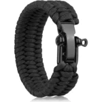 Adventure-Ready Survival Paracord Bracelet for Outdoor Enthusiasts