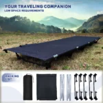 LIFEWITHCAMP Ultralight Folding Cot: Sleep Elevated Anywhere - Image 6