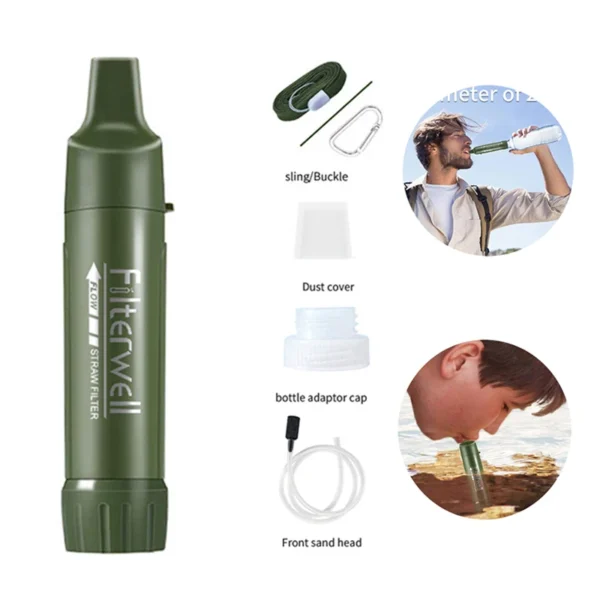 Lightweight Portable Water Filter for Camping Adventures