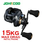 Conquer Freshwater & Saltwater with JOHNCOO Baitcasting Reel