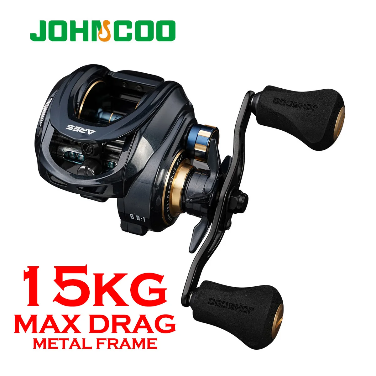 Conquer Freshwater & Saltwater with JOHNCOO Baitcasting Reel