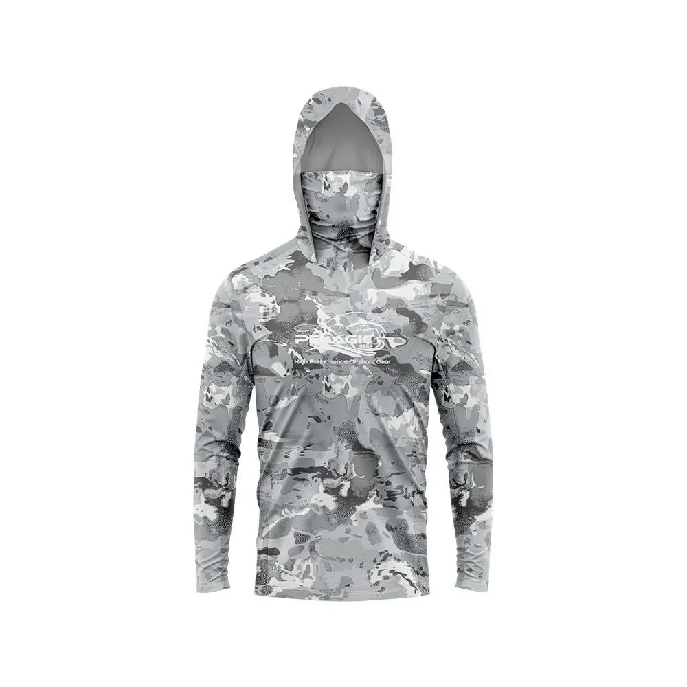 Ultimate UPF 50 Fishing Shirt with Hood & Face Mask Gear