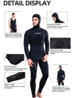 3 mm Camouflage Wetsuit for Spearfishing & Diving Adventure - Image 5