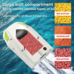 High-Speed GPS RC Bait Boat for Night Fishing Adventures - Image 2