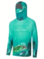 Hooded Fishing Shirt for Men - Ultimate UV Protection Jersey - Image 2